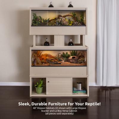 Show full view: New Age Pet ECOFLEX Mojave Reptile Enclosure, Maple, 120-gal slide 8 of 11