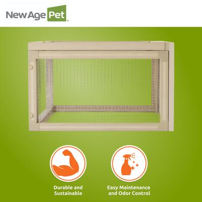 Show full view: New Age Pet ECOFLEX Sonoran Indoor Outdoor Tortoise House Pen slide 6 of 9