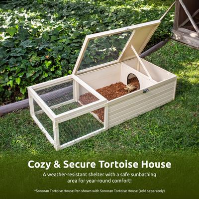 Show full view: New Age Pet ECOFLEX Sonoran Indoor Outdoor Tortoise House slide 8 of 9