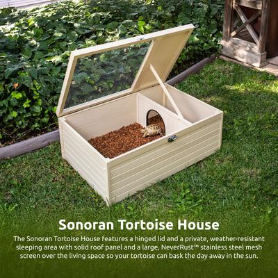 Show full view: New Age Pet ECOFLEX Sonoran Indoor Outdoor Tortoise House slide 2 of 9