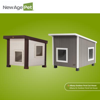 New Age Pet ECOFLEX Outdoor Cat House Shelter