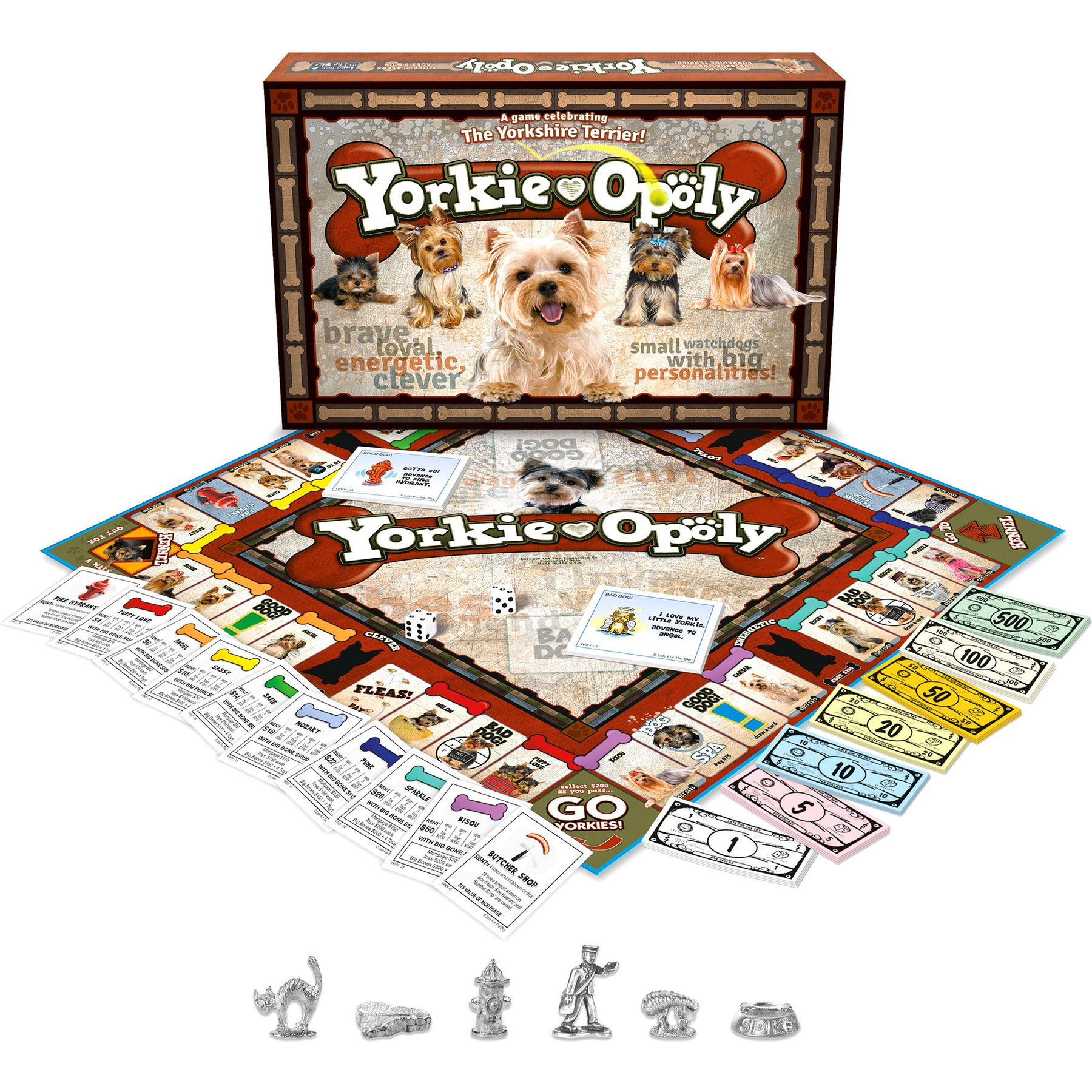 Late For The Sky YORKIE-OPOLY Board Game