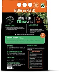 PACO & PEPPER Made from Olive Pits 0% Dust Natural Unscented Clumping Cat Litter, 11.5-lb bag slide 2 of 7