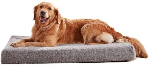 Show full view: LFC PETS Cooling Orthopedic Memory Foam Dog Bed, Gray, X-Large slide 4 of 6