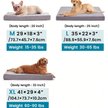 Show in main carousel: LFC PETS Cooling Orthopedic Memory Foam Dog Bed, Gray, Medium slide 2 of 6