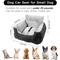 Show in main carousel: LFC PETS Portable Dog & Cat Car Seat Bed with Clip-On Safety Leash, Black slide 2 of 8