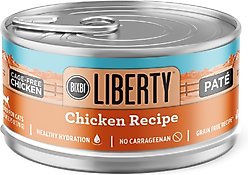 BIXBI Liberty Chicken Pate Recipe Grain-Free Wet Cat Food, 2.75-oz can, case of 24