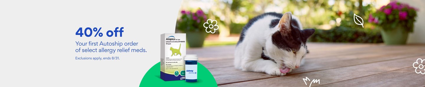 Allergy Relief for Cats - Free shipping | Chewy - Cat Allergy Relief Medication