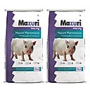 Mazuri Mini Pig Mature Maintenance Feed, 25-lb bag, bundle of 2
