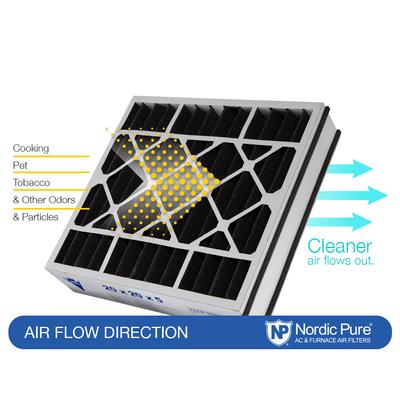 Show full view: Nordic Pure Air Bear Replacement 259112-103 Pure Carbon Pleated Odor Reduction Merv 8 Furnace Filter, 20 x 20 x 5-in AB, 1 count slide 8 of 9
