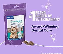Virbac C.E.T. IntelliDent Cat Dental Treats, 90 count slide 2 of 7