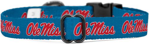 Show full view: ShopInstaPets NCAA Polyester Standard Dog Collar, Large: 16 to 26-in neck, 1-in wide, Ole Miss slide 5 of 6