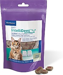Virbac C.E.T. IntelliDent Cat Dental Treats, 90 count