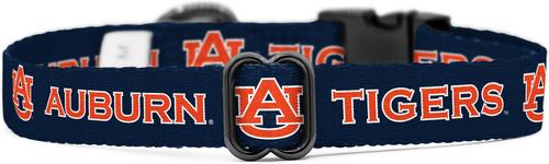 Show full view: ShopInstaPets NCAA Polyester Standard Dog Collar, Large: 16 to 26-in neck, 1-in wide, Auburn Tigers slide 5 of 6