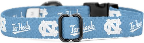 Show full view: ShopInstaPets NCAA Polyester Standard Dog Collar, Large: 16 to 26-in neck, 1-in wide, North Carolina Tar Heels slide 4 of 5