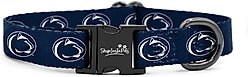 ShopInstaPets NCAA Polyester Standard Dog Collar, Small: 11 to 16-in neck, 1/2-in wide, Penn State