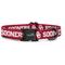 Show in main carousel: ShopInstaPets NCAA Polyester Standard Dog Collar, Medium: 12.5 to 19-in neck, 3/4-in wide, Oklahoma Sooners slide 1 of 6