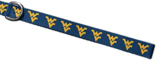 Show full view: ShopInstaPets NCAA Polyester Dog Leash, 6-ft long, 1-in wide, West Virginia Mountaineers slide 3 of 3