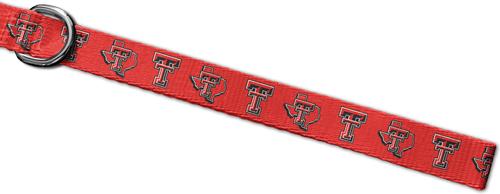 Show full view: ShopInstaPets NCAA Polyester Dog Leash, 6-ft long, 1-in wide, Texas Tech slide 3 of 3