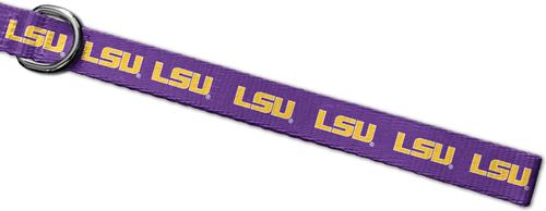 Show full view: ShopInstaPets NCAA Polyester Dog Leash, 6-ft long, 1-in wide, Louisiana State Tigers slide 3 of 3