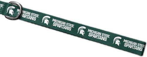 Show full view: ShopInstaPets NCAA Polyester Dog Leash, 6-ft long, 1-in wide, Michigan State Spartans slide 3 of 3