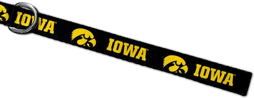 Show full view: ShopInstaPets NCAA Polyester Dog Leash, 6-ft long, 1-in wide, Iowa Hawkeyes slide 3 of 3