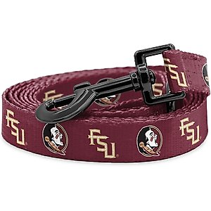ShopInstaPets NCAA Polyester Dog Leash, 6-ft long, 1-in wide, Florida State