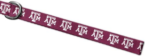 Show full view: ShopInstaPets NCAA Polyester Dog Leash, 6-ft long, 1-in wide, Texas A&M slide 3 of 3