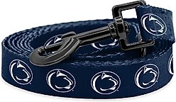 ShopInstaPets NCAA Polyester Dog Leash, 6-ft long, 1-in wide, Penn State