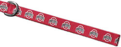 Show full view: ShopInstaPets NCAA Polyester Dog Leash, 6-ft long, 1-in wide, Ohio State Buckeyes slide 4 of 4