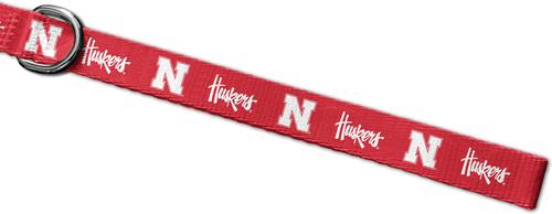 Show full view: ShopInstaPets NCAA Polyester Dog Leash, 6-ft long, 1-in wide, Nebraska Huskers slide 3 of 3