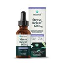 Pet Releaf Stress Releaf Organic Full Spectrum Hemp Extract Oil & Ashwagandha Liquid Calming Health Supplement for Medium & Large Dogs, 1-fl oz bottle
