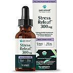 Pet Releaf Stress Releaf Organic Full Spectrum Hemp Extract Oil & Ashwagandha Liquid Calming Health Supplement for Small Dogs & Cats, 1-fl oz bottle
