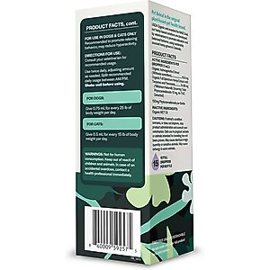 Pet Releaf Stress Releaf Organic Full Spectrum Hemp Extract Oil & Ashwagandha Liquid Calming Health Supplement for Dogs & Cats, 15-mL bottle