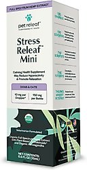 Pet Releaf Stress Releaf Organic Full Spectrum Hemp Extract Oil & Ashwagandha Liquid Calming Health Supplement for Dogs & Cats, 15-mL bottle slide 2 of 3