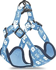 ShopInstaPets NCAA Basic Dog Harness, Small: 18 to 21-in chest, North Carolina Tar Heels