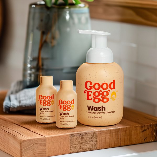 GoodEgg Wash Concentrated Refill, 3-fl oz, 2 count
