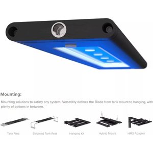 Aquaillumination Blade Smart Freshwater LED Strip, Silver, 21-in