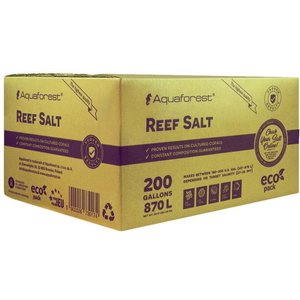 AquaForest Reef Salt Mix for Aquariums, 200-gal box