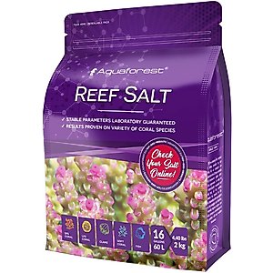 AquaForest Reef Salt Mix for Aquariums, 16-gal bag