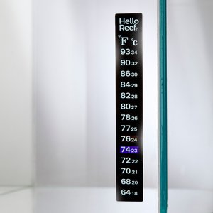 HelloReef Stick on Aquarium Thermometer
