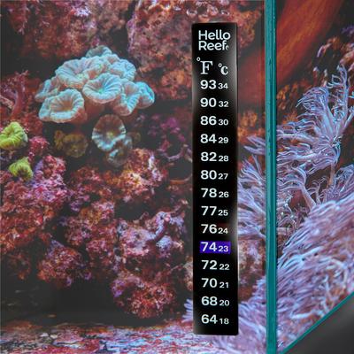 Show full view: HelloReef Stick on Aquarium Thermometer slide 2 of 4