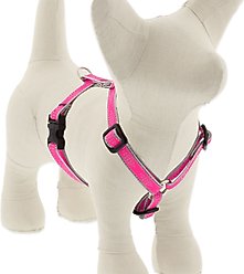 LupinePet Reflective Diamonds Adjustable Dog Harness, Pink Diamond, X-Small: 9 to 14-in chest, 1/2-in wide