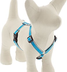 LupinePet Reflective Diamonds Adjustable Dog Harness, Blue Diamond, Small: 12 to 20-in chest, 1/2-in wide