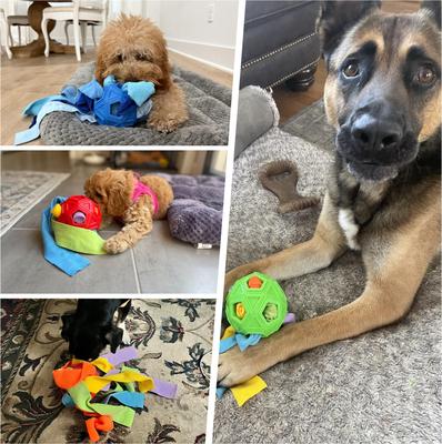 Show full view: Nocciola Snuffle Ball Interactive Puzzle Dog Toy slide 6 of 7