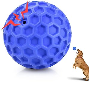 Nocciola Squeaky Ball Dog Toy