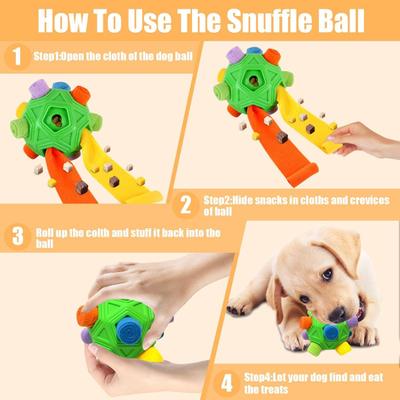 Show full view: Nocciola Snuffle Ball Interactive Puzzle Dog Toy slide 2 of 7