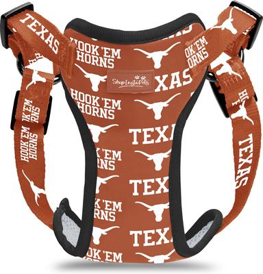 Show full view: ShopInstaPets NCAA Basic Dog Harness, X-Small: 17 to 20.5-in chest, Texas Longhorns slide 5 of 5
