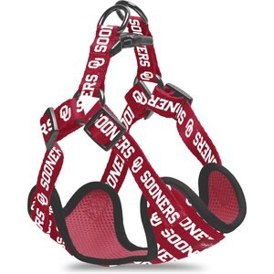 ShopInstaPets NCAA Basic Dog Harness, Large: 27 to 39-in chest, Oklahoma Sooners