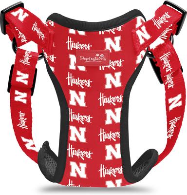 Show full view: ShopInstaPets NCAA Basic Dog Harness, X-Small: 17 to 20.5-in chest, Nebraska Huskers slide 4 of 4